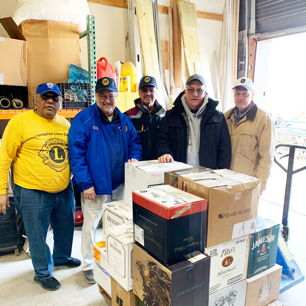 VLC Members along with Nalit Patel, Immediate Past District 16N Governor get ready to ship over 6,000 glasses to the NJ Lions Eyeglass Recycling Center in Trenton, NJ.