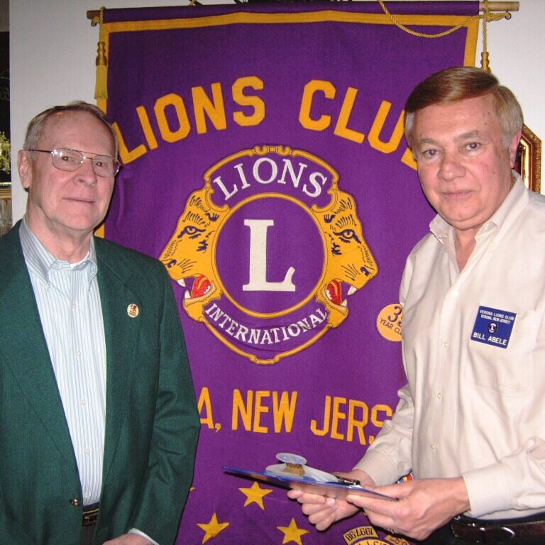 White Cane Committee Lion Alan Kiefer & Lion Bill Abele
